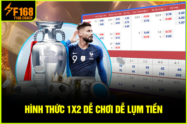 Hình thức 1X2 dễ chơi dễ lụm tiền